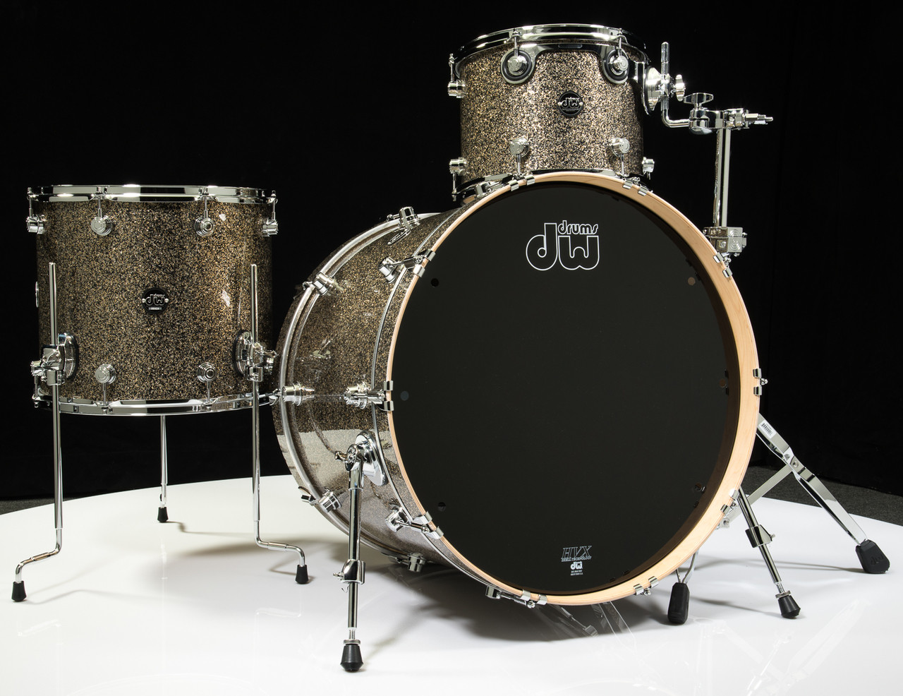 DW Performance 3pc Drum Kit Gold Nebula 12/16/24
