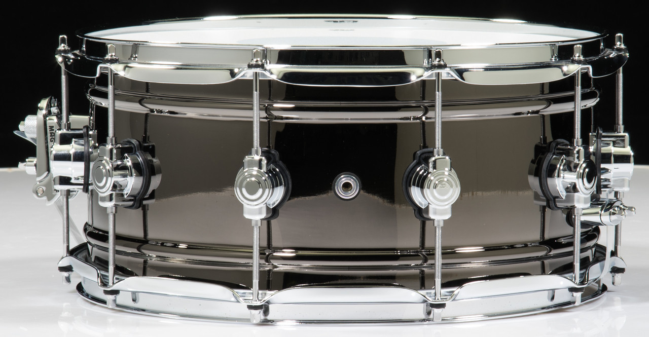 dw design series black nickel over brass snare drum 14x6 5 dw design snare