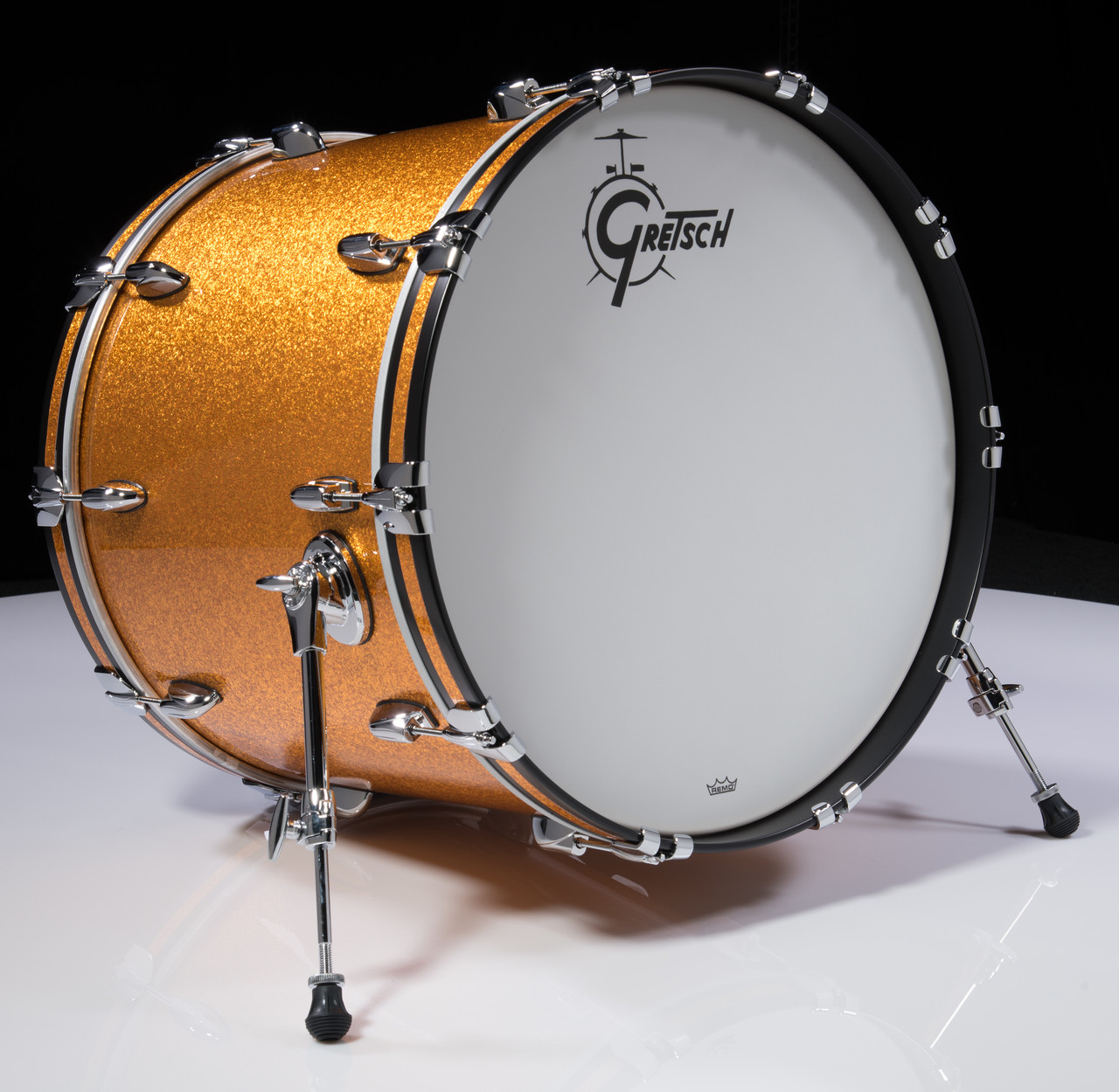 gretsch gold sparkle drums