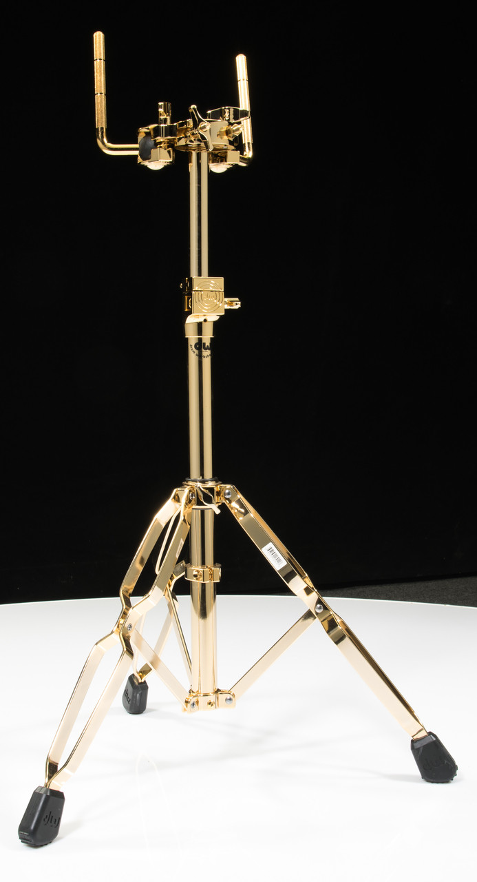 DW 9900 Double Tom Stand Gold