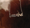 just breathe necklace