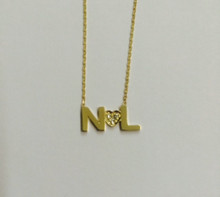 Initial Heart Necklace 