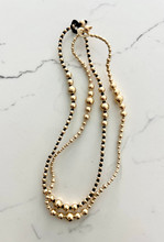 Gold Filled Bead Candy Necklace 