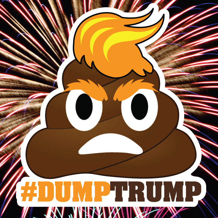 #DumpTrump Poop Emoji By Bumperactive!