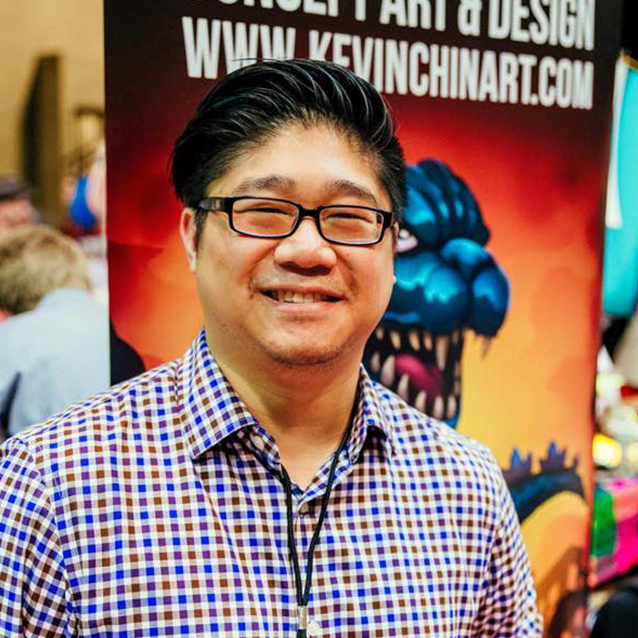 Kevin Chin artist page at the Bumperactive store!