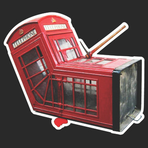 Banksy - Telephone Booth Tee