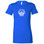 "AFM Local 433 Chapter Logo" on Royal Blue, Ladies-Cut Tee.