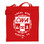 "CWA Local 6132 Logo" on Red Tote Bag.