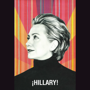 "La Hillary - ¡Hillary!" Graphic (on Black Tee)