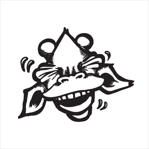 "Laughing Draff" Graphic (on White Tee)