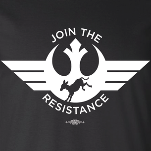 "Join The Resistance" Graphic (on Black Tee)