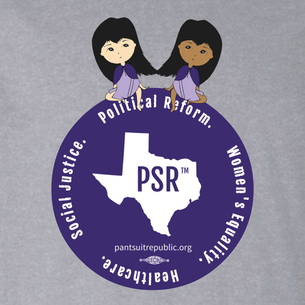 "PSR Women's Equality" Logo Graphic (on Athletic Heather Tee)