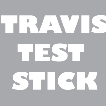 Travis AF Test Sticker