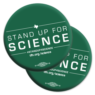 Copy of Two "Stand Up For Science!" 2.25" Mylar Buttons