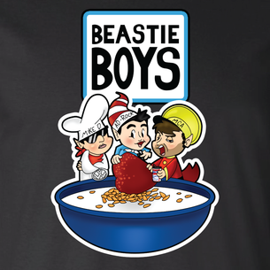 "Beastie Boys" Graphic by Seth Melton (On Black Tee)