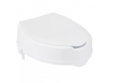Raised Toilet Seat with Lock and Lid - 12063