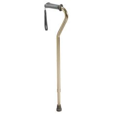 Rehab Ortho K Grip Offset Handle Cane with Wrist Strap - 10350-1
