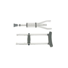 Knock Down Universal Aluminum Crutches  - rtl10433