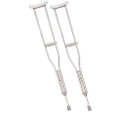 Tall Adult Walking Crutches with Underarm Pad and Handgrip - rtl10402