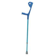 Euro Style Light Weight Blue Forearm Walking Crutch - 10412