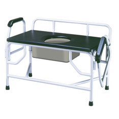 Bariatric Drop Arm Bedside Commode Seat - 11132-1