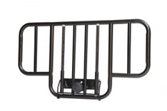 No Gap Half Length Side Bed Rails with Brown Vein Finish - 15201bv