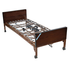 Delta Ultra Light Full Electric Bed with Half Rails - 15033bv-hr