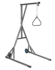 Heavy Duty Silver Vein Trapeze with Base and Wheels - 13039sv
