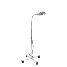 Goose Neck Exam Lamp with Dome Style Shade and Mobile Base - 13408mb