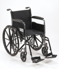 Silver Sport 1 Wheelchair with Full Arms and Swing away Removable Footrest - ssp118fa-sf