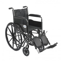 Silver Sport 2 Wheelchair with Elevating Foot Rest - ssp218fa-elr