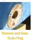 Remove and Save Drain Plug/underwater boat light pic