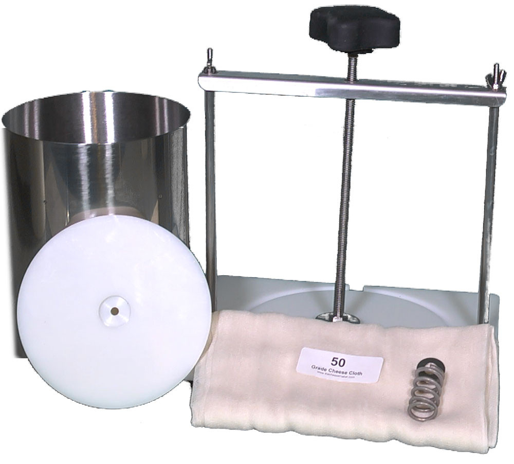 Soft Cheese Making Kit Value!! Hard press