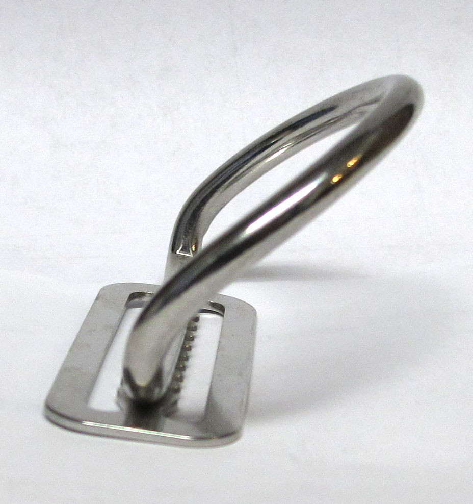 Stainless Steel D-Ring with Clip - Northeast Scuba Supply Store