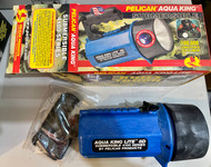 New Old Stock - Pelican Aqua King 8D Halogen Light - Blue