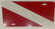 New Old Stock - Dive Flag Plate Aluminum