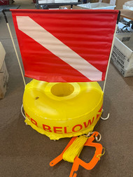 Used - Diver Below Inflatable Dive Float