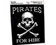 Pirates For Hire Sticker