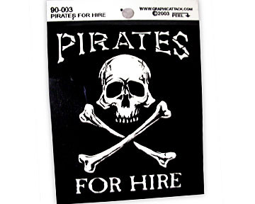 pirate stickers Poster