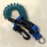 Used - Coil Lanyard - Blue