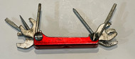 Used -  Scuba Tool with Flat Wrenches - Red