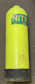 Used -Luxfer 100 Aluminum Tank - Yellow - New Hydro/Oxygen Clean