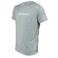 Akona - Unisex Mesh Sun Shirt - Short Sleeve - Grey