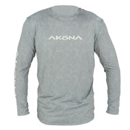 Akona - Unisex Mesh Sun Shirt - Long Sleeve - Grey