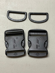 New Old Stock -  2" Fastex Buckles and Drings