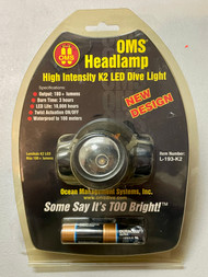 New Old Stock - OMS Waterproof 100meters Headlamp