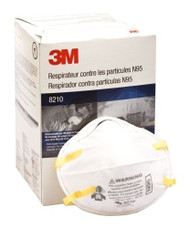 3M Particulate Respirator 8210, N95 Mask - Box of 20 - Military Overstock