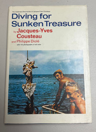 Used - Diving for Sunken Treasure  by Jacques Cousteau 1971 Edition Hardcover Book