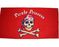 Pirate Princess Beach Towel