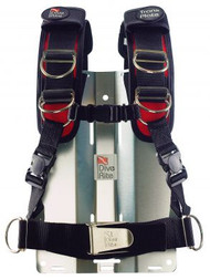 Large - Dive Rite Transplate Harness - Red -Large - Closeout